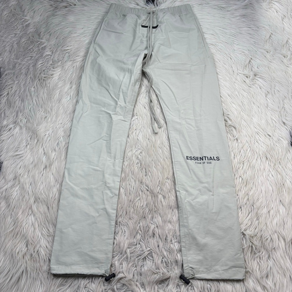 FOG Fear of God Essentials Men's XXS Slim LegTrack Pants Beige Streetwear Jogger